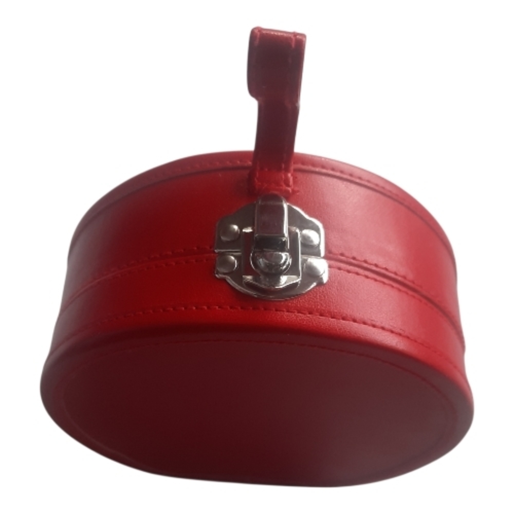 American Girl Red Round Carry Case Latch Retired 5 Inches